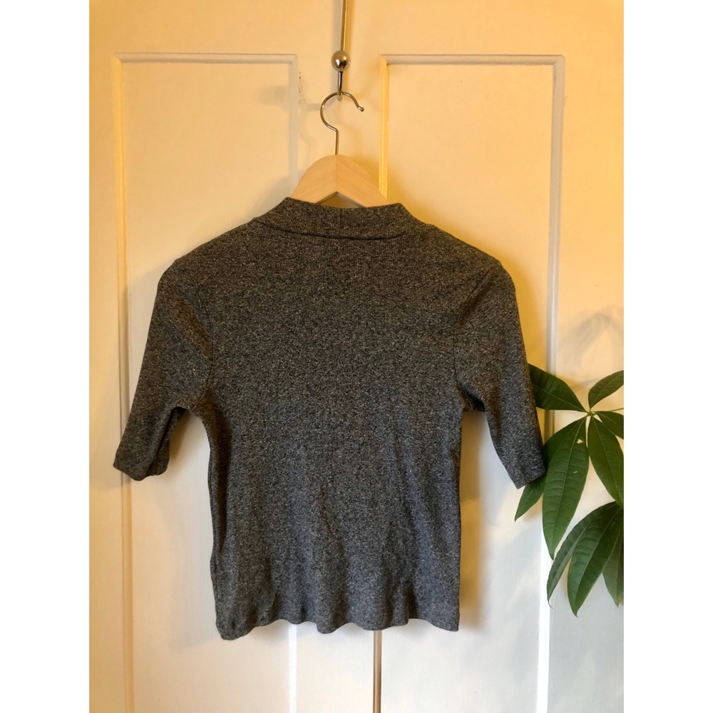 H&M Mock Turtleneck Crop Top